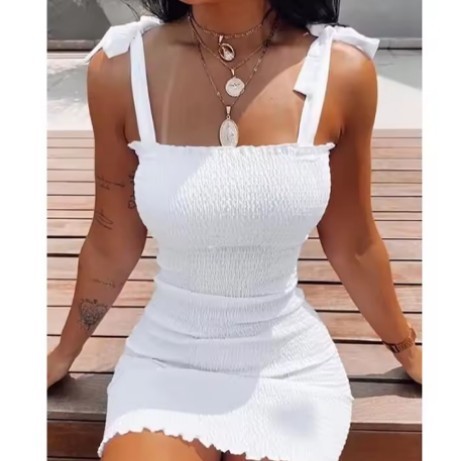 Trendy Solid Strap Short