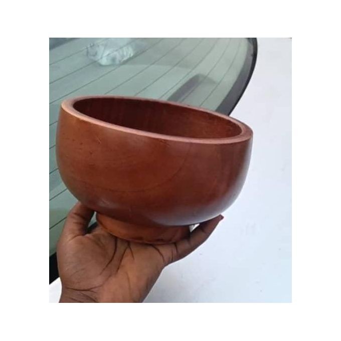 18cm quality wooden soup bowl