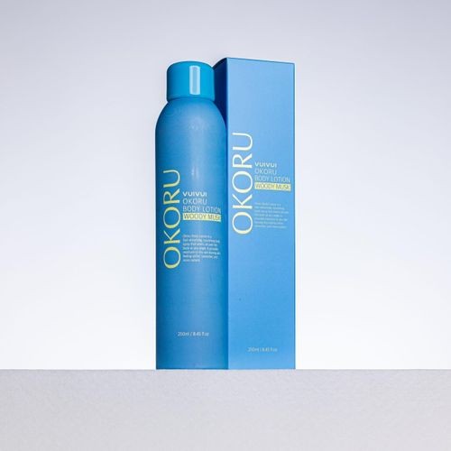 Okoru BODY LOTION WOODY MUSK Body lotion spray with Musk scent